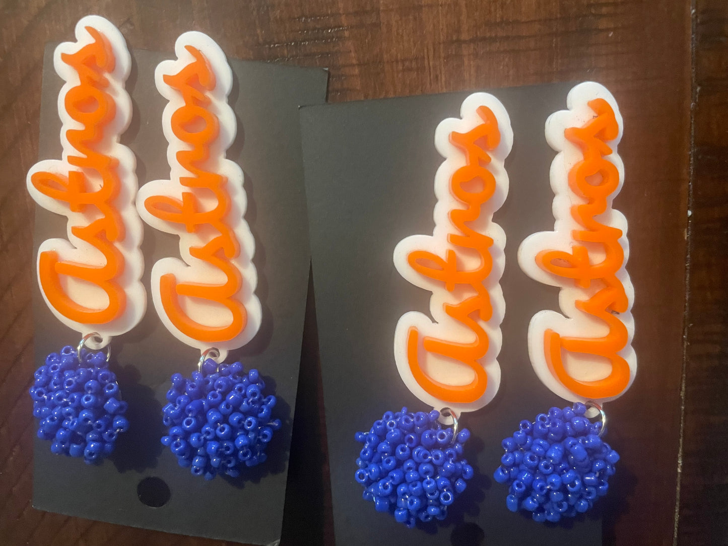 Astros earrings